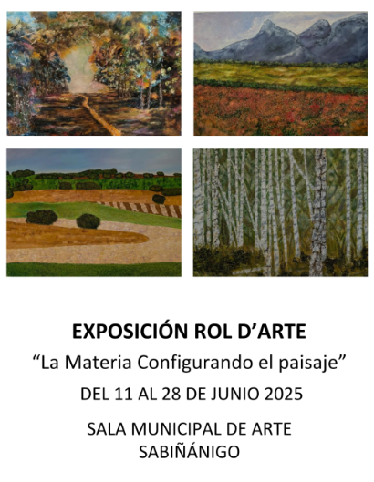 Exposición ‘La materia configurando el paisaje’, en la Sala de Arte de Sabiñánigo