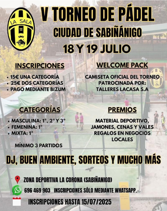 Torneo de pádel