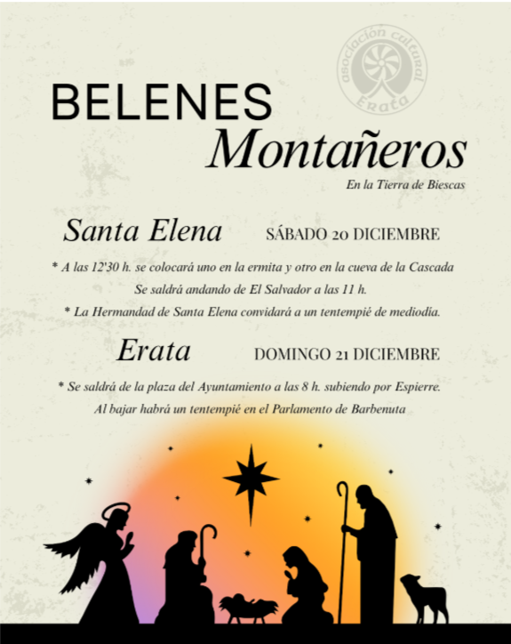 Belenes montañeros en Biescas
