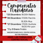 Campeonatos navideños en Sallent
