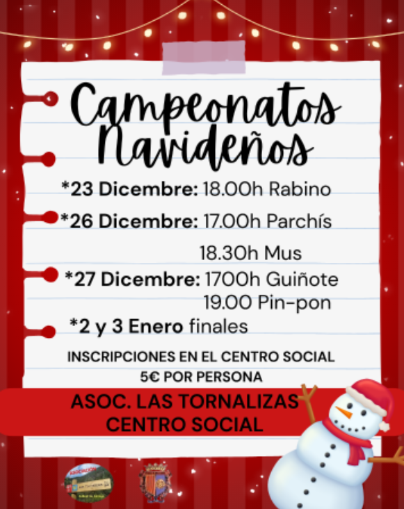 Campeonatos navideños en Sallent