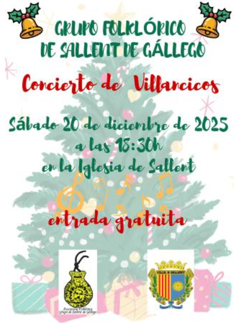 Concierto de villancicos en Sallent