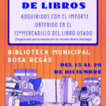 Exposición de libros en la biblioteca de Sabiñánigo