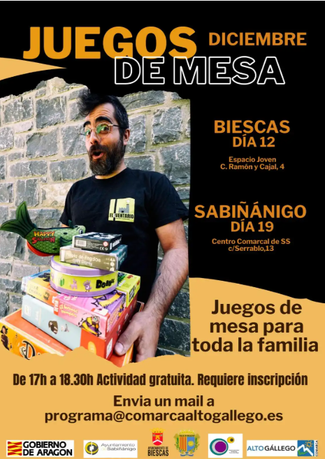 Juegos de mesa en Biescas