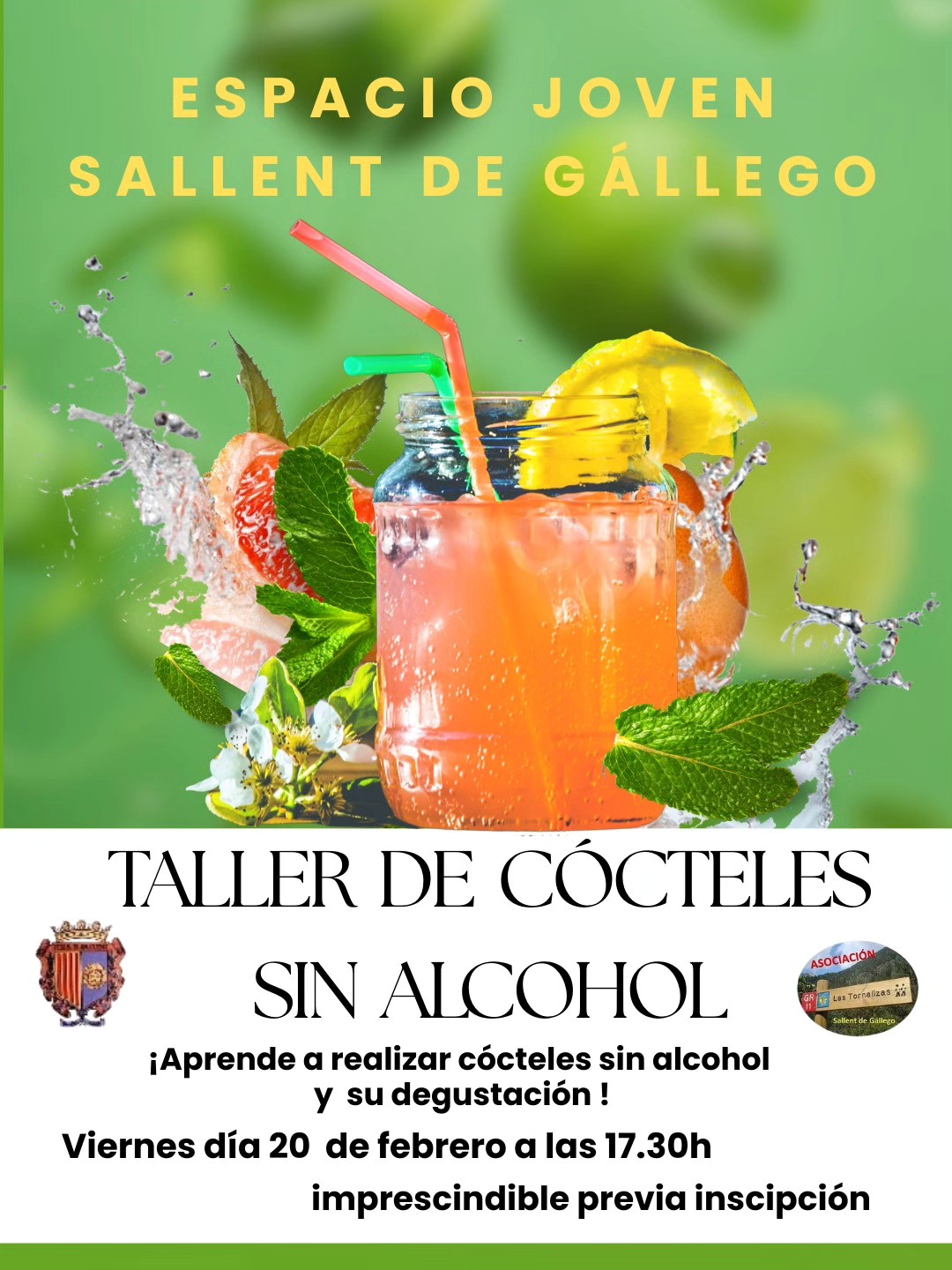 Taller de cócteles en Sallent