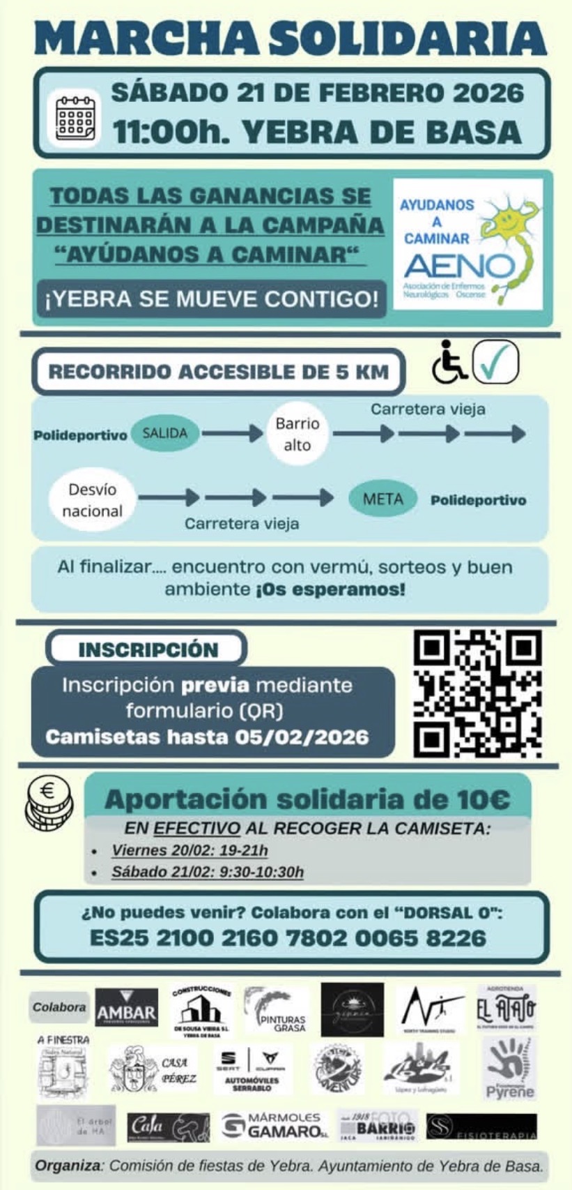 Marcha solidaria en Yebra