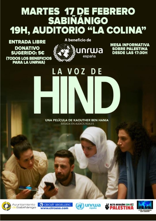 Acto por Palestina en Sabñánigo